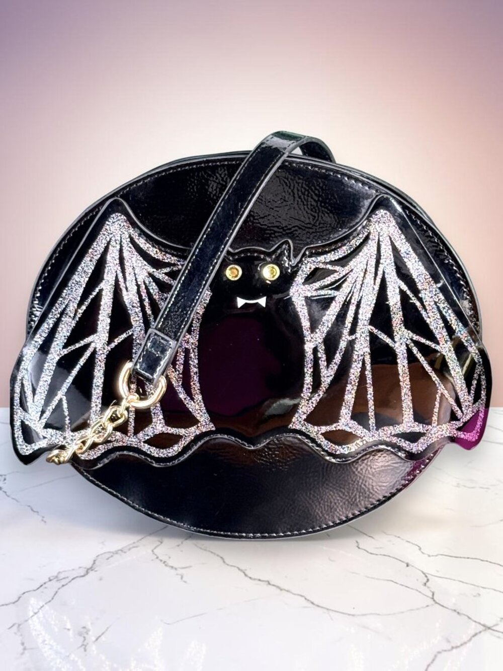 Betsey Johnson Bat Kitsch Halloween Crossbody Bag - New With Tags